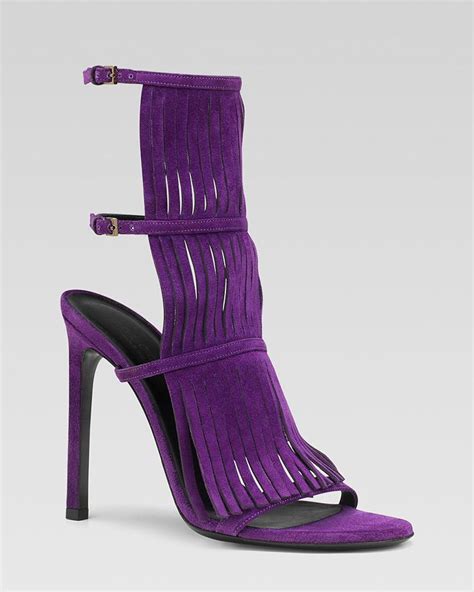 gucci becky fringe heels|Gucci.